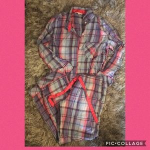 Victoria’s Secret Plaid Mayfair Pajama set SM